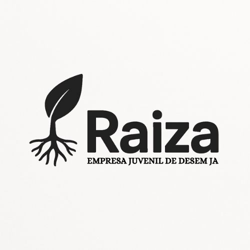 Logo de Raiza en blanco